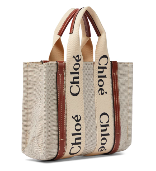 Chloe Woody Small Tote Bag with Strap