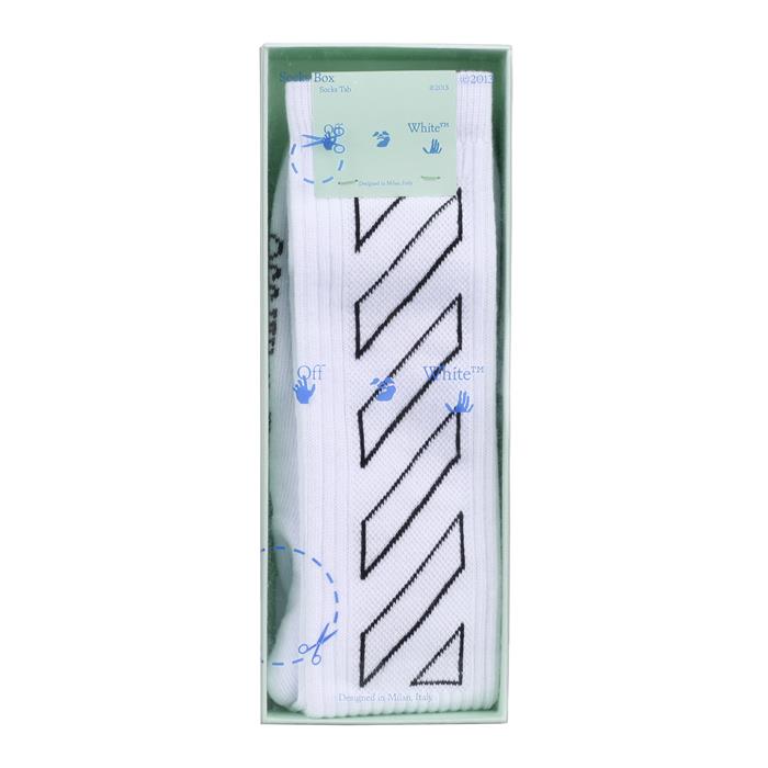 OFF WHITE Men's Long Crew Socks OMRA001F21KNI001 0110