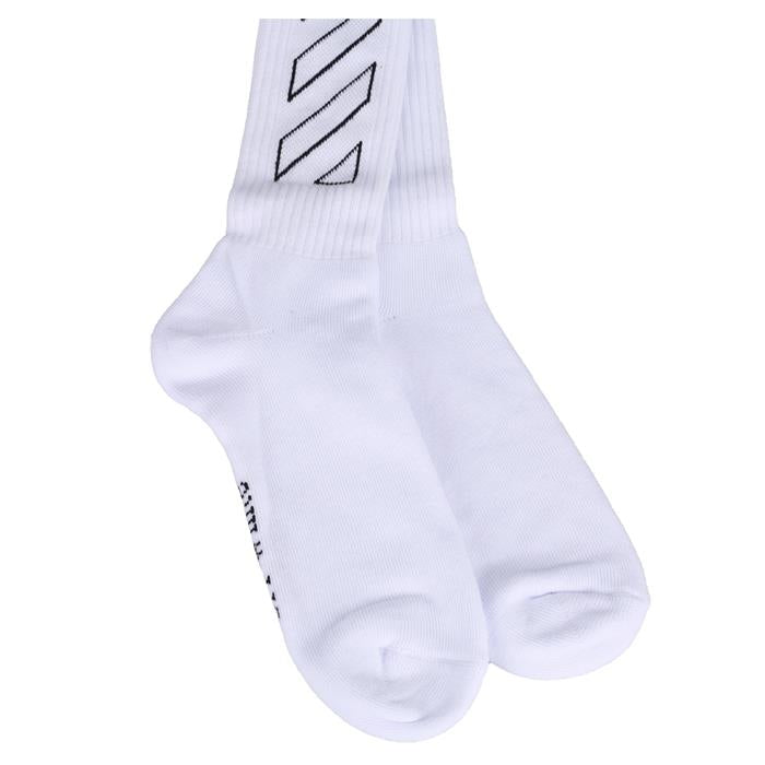 OFF WHITE Men's Long Crew Socks OMRA001F21KNI001 0110