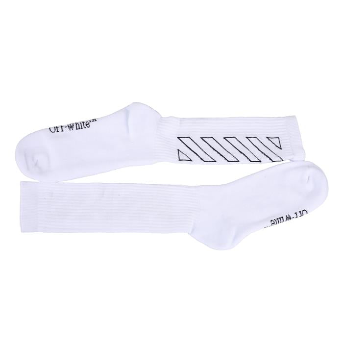 OFF WHITE Men's Long Crew Socks OMRA001F21KNI001 0110