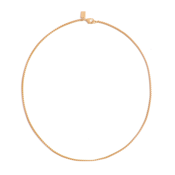 CRYSTAL HAZE Plastalina Chain Necklace Salt Caramel