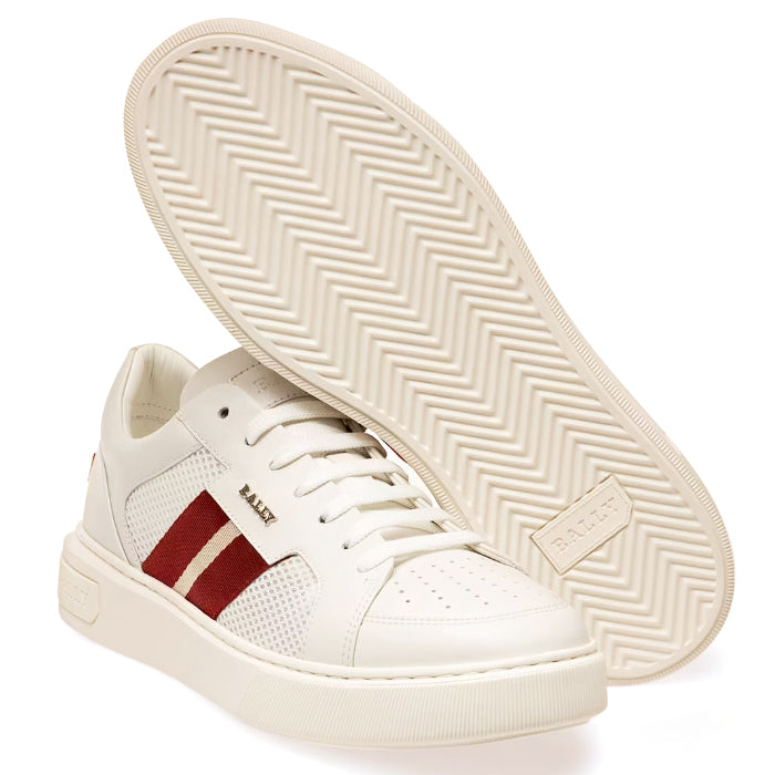 BALLY Leather Low-Top Sneakers Black