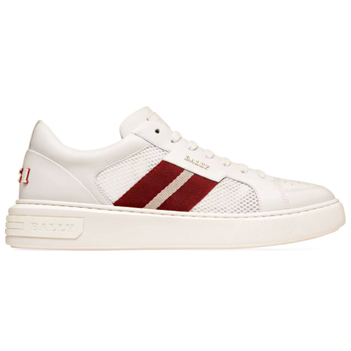 BALLY Leather Low-Top Sneakers Black