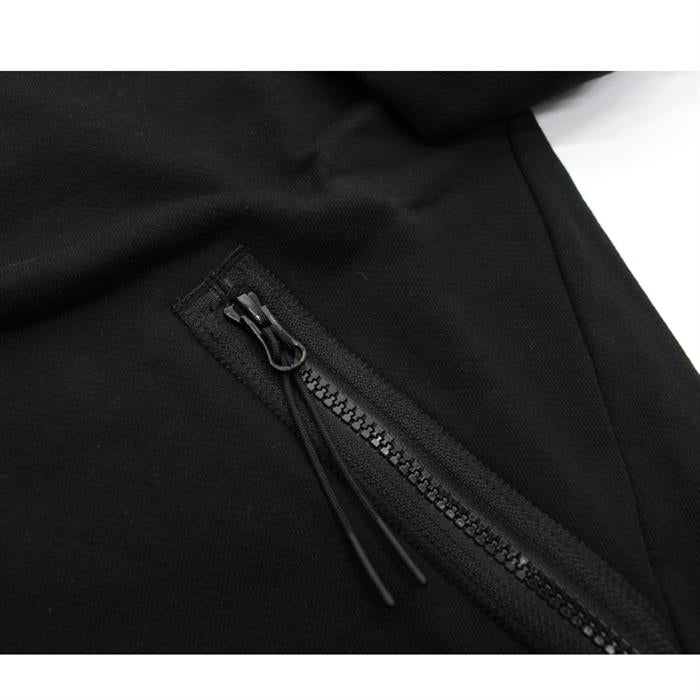 CP Company Men's Lens Badge Double Zip Sweatshirt Black 12CMSS080A 005086W