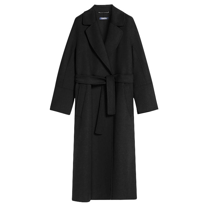 Max Mara ELISA Black Long Coat