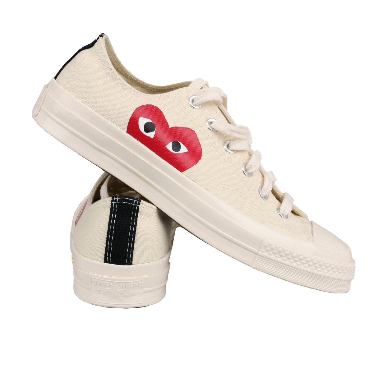 Comme des Garcons Men's Canvas Low Top Sneakers P1K111 02