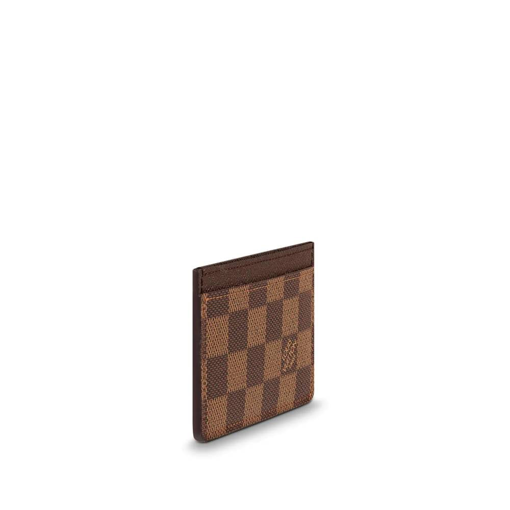 Louis Vuitton Damier Ebene Canvas Card Holder Wallet