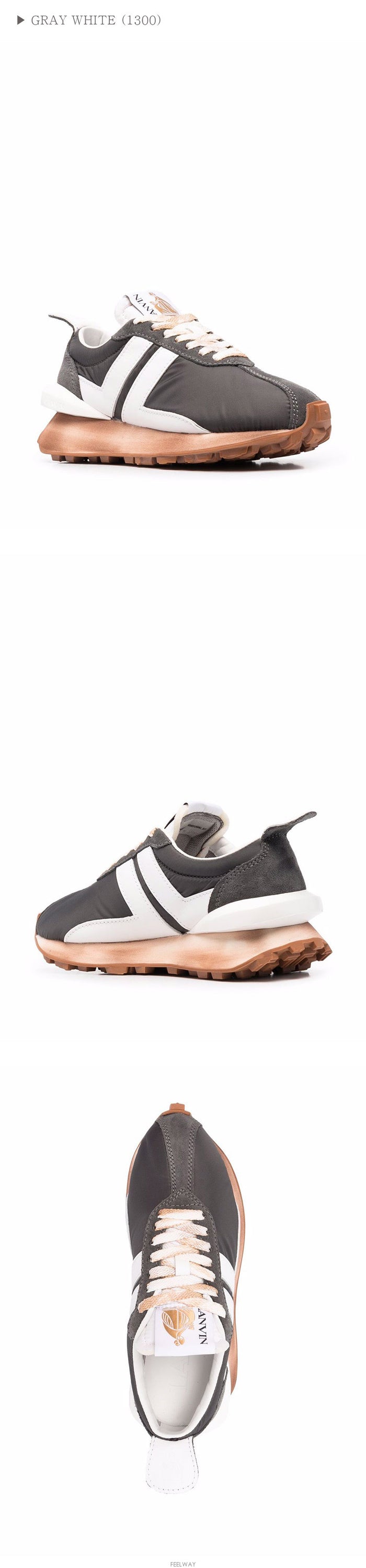Lanvin Bumper Tread Low-Top Sneakers FMSKBRUNNYLOA21