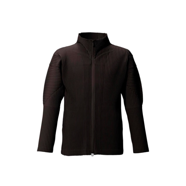 Issey Miyake Homme Plisse Zip-Up Jersey Cardigan JL140