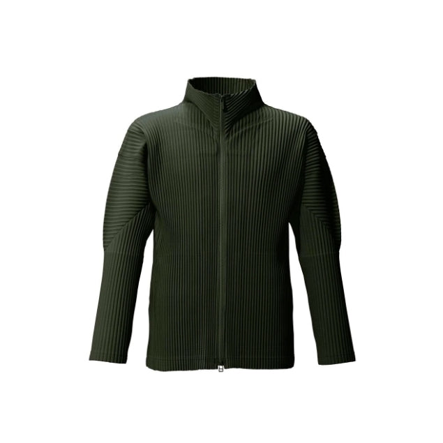 Issey Miyake Homme Plisse Zip-Up Jersey Cardigan JL140
