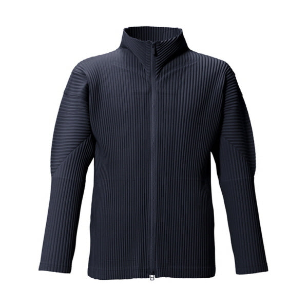 Issey Miyake Homme Plisse Zip-Up Jersey Cardigan JL140