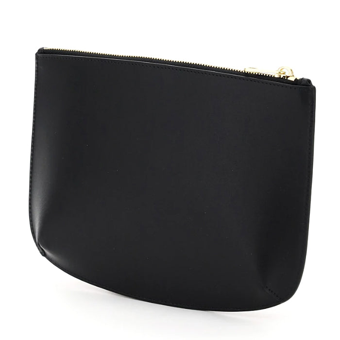 A.P.C. Black Leather Sarah Pochette Clutch Bag