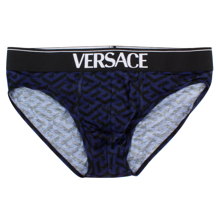 Versace Men’s Underwear Briefs Black Cotton Panties