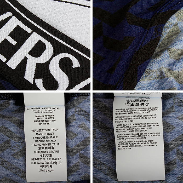 Versace Men’s Underwear Briefs Black Cotton Panties