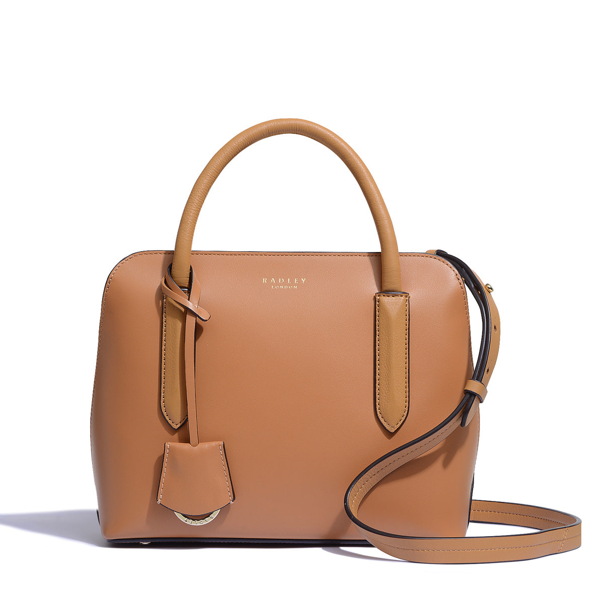 RADLEY LONDON Dark Butter Liverpool Street 2.0 Small Zip-Top Multiway Bag