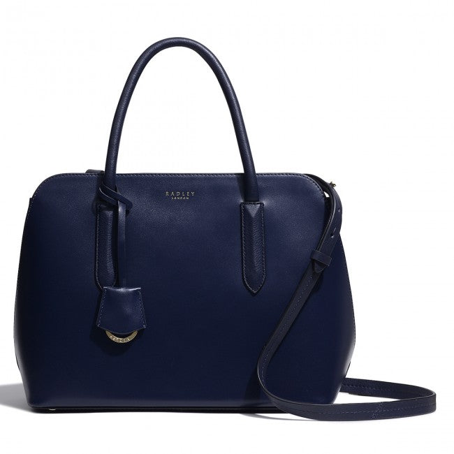 RADLEY LONDON Liverpool Street 2.0 Medium Zip-Top Multiway Bag Dark Blue