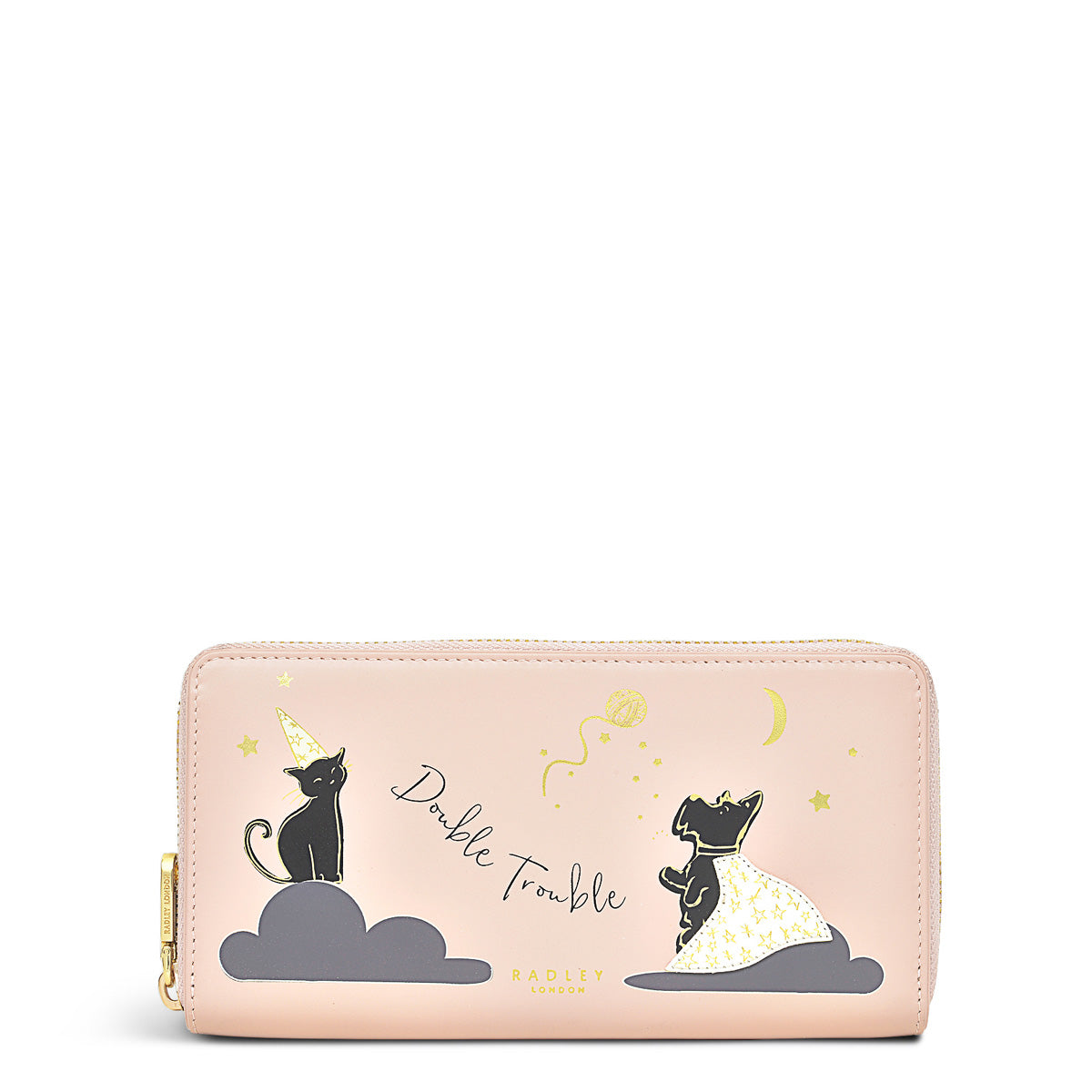 RADLEY LONDON Prairie Pink Double Trouble Large Zip-Around Matinee Wallet