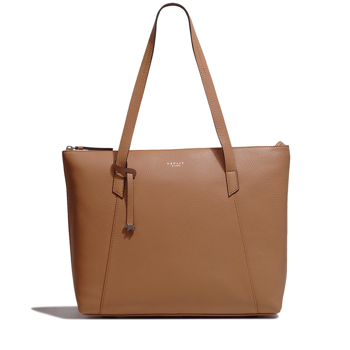 RADLEY LONDON Wood Street Large Zip-Top Tote Bag Dark Butter