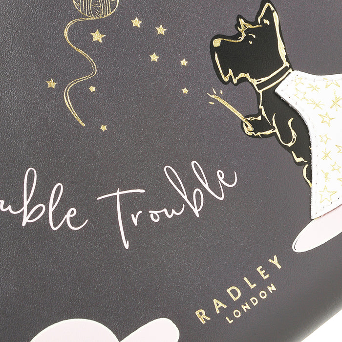 RADLEY LONDON Double Trouble Large Zip-Around Matinee Wallet Thunder Grey