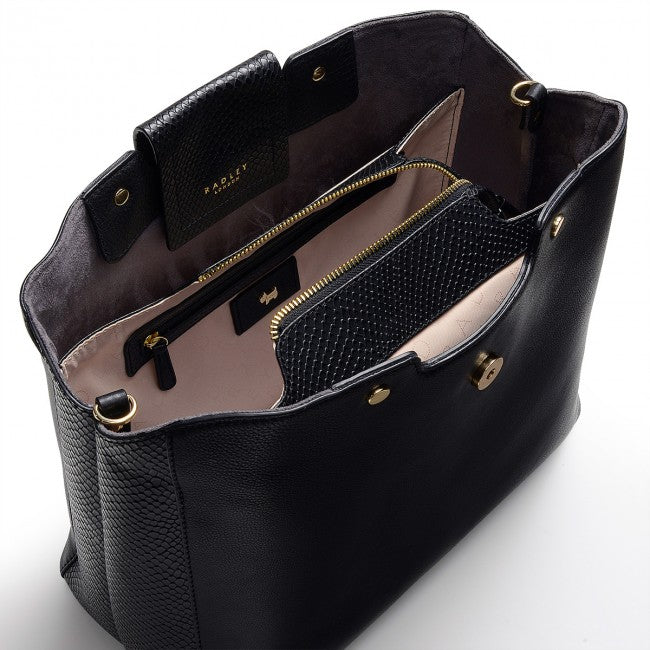 RADLEY LONDON Chelsea Creek Medium Zip-Top Multiway Bag Black