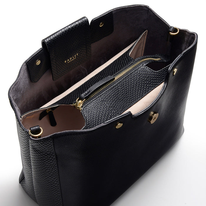 RADLEY LONDON Chelsea Creek Medium Zip-Top Multiway Bag Black