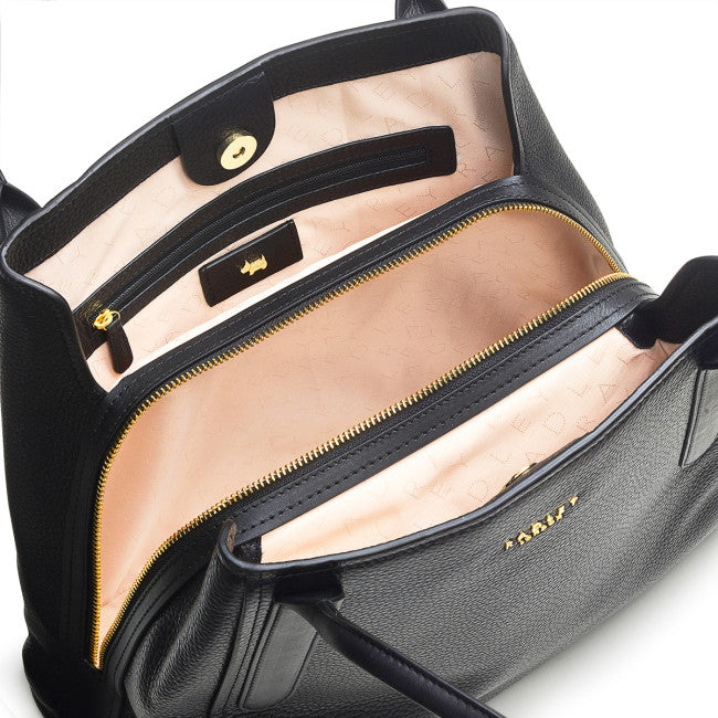 RADLEY LONDON Baylis Road 20 Medium Zip Top Shoulder Bag Black