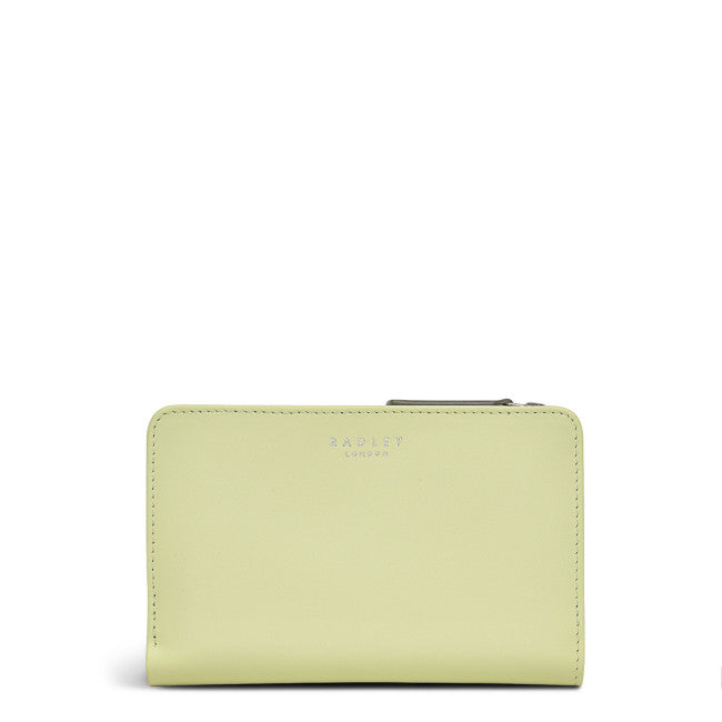 RADLEY LONDON Heritage Dog Outline Medium Bifold Wallet Cucumber Green