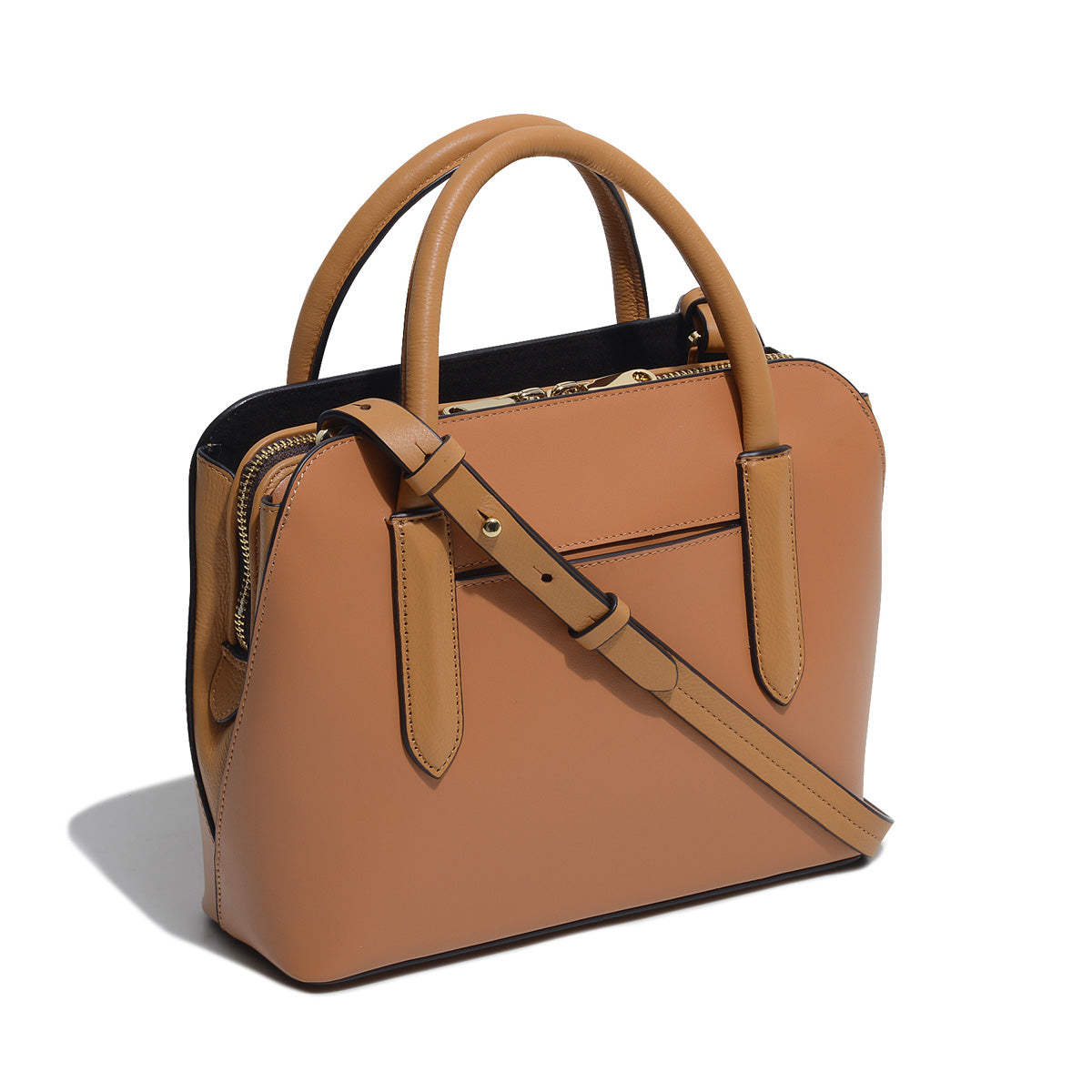 RADLEY LONDON Dark Butter Liverpool Street 2.0 Small Zip-Top Multiway Bag