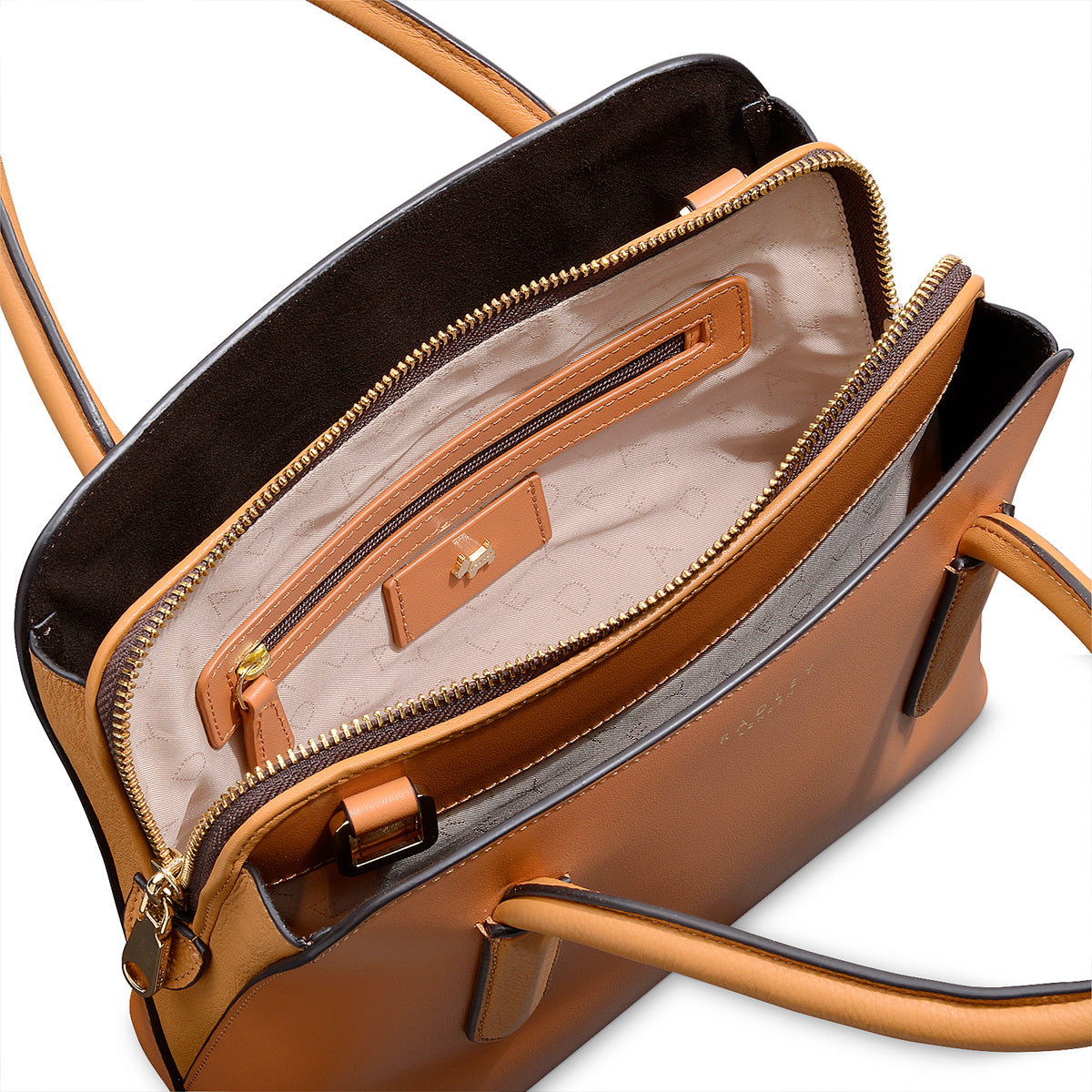 RADLEY LONDON Dark Butter Liverpool Street 2.0 Small Zip-Top Multiway Bag