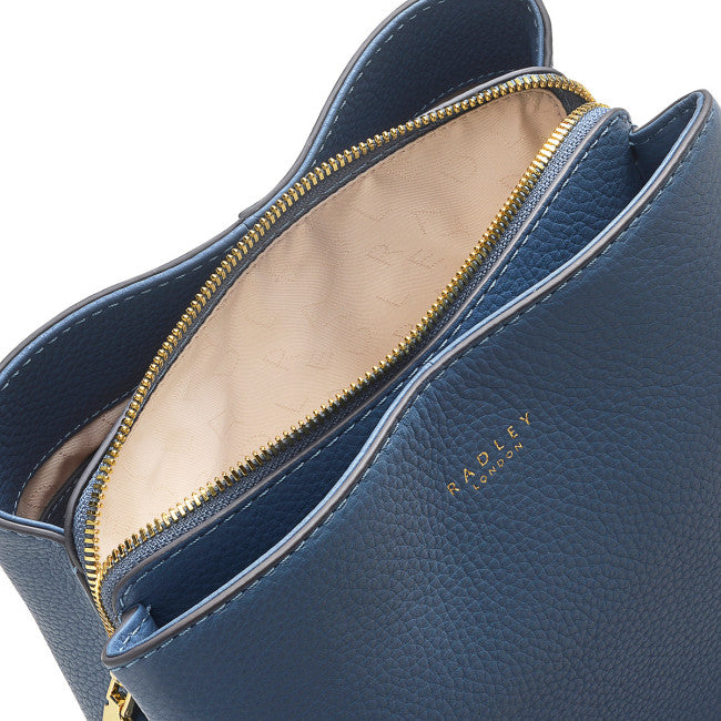 RADLEY LONDON Vintage Blue Duke Place Medium Compartment Crossbody Bag