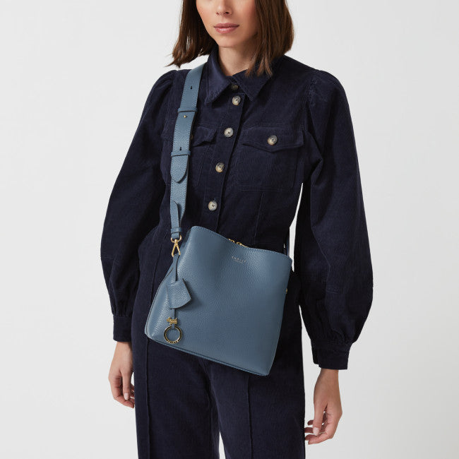 RADLEY LONDON Vintage Blue Duke Place Medium Compartment Crossbody Bag