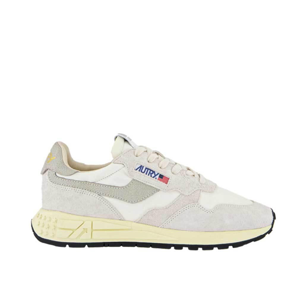 AUTRY Women’s Low-Top Sneakers Nylon Suede White Lil’ Wind