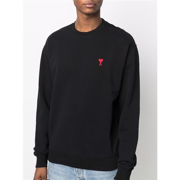 AMI Heart Logo Crewneck Sweatshirt for Men BFUSW001