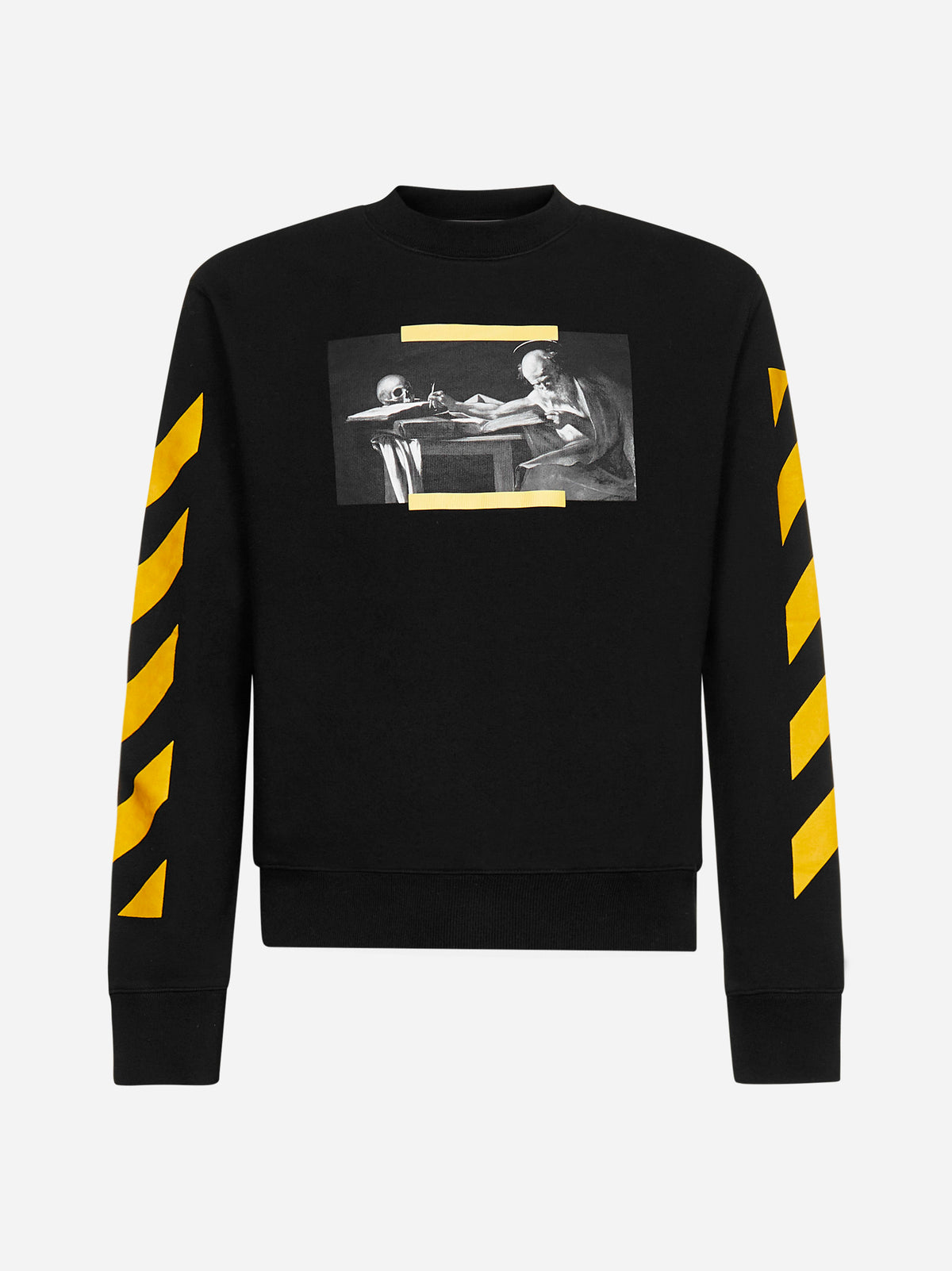 OFF WHITE Caravaggio Print Men's Crewneck Sweatshirt OMBA025F 21FLE009 1084