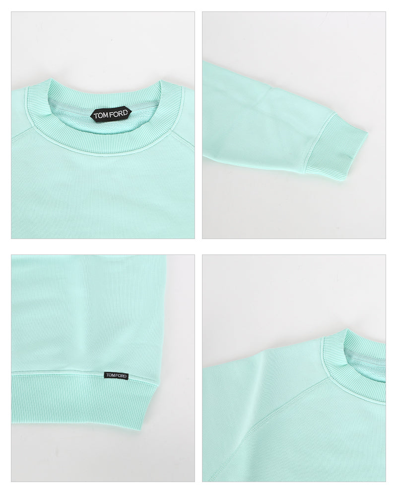 TOM FORD Gray Cotton Crewneck Sweatshirt for Men