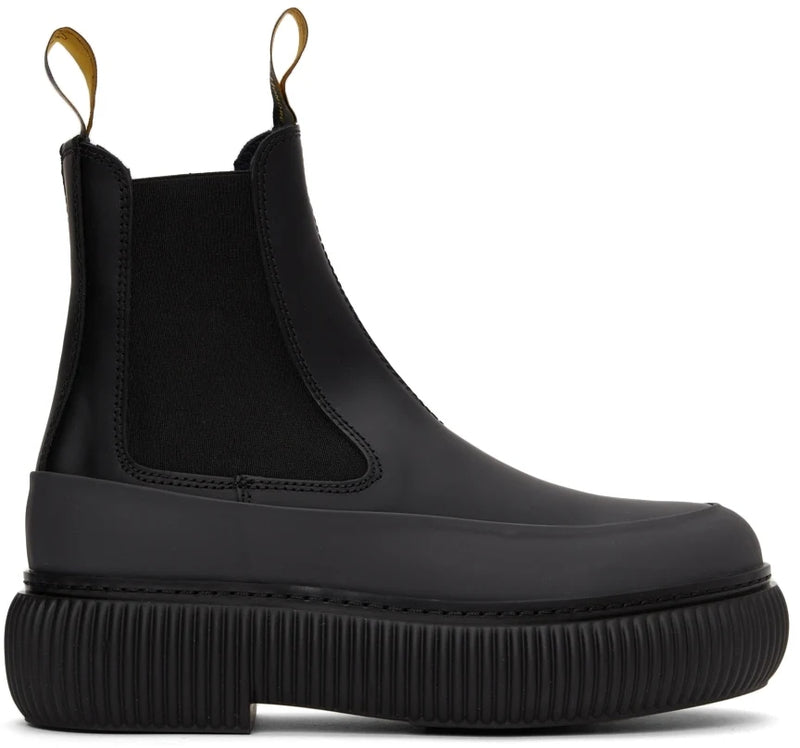 Lanvin Women's Arpege Black Chelsea Boots FW BOLI03 RULE P22 10