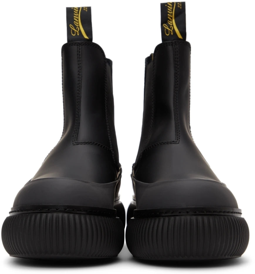 Lanvin Women's Arpege Black Chelsea Boots FW BOLI03 RULE P22 10