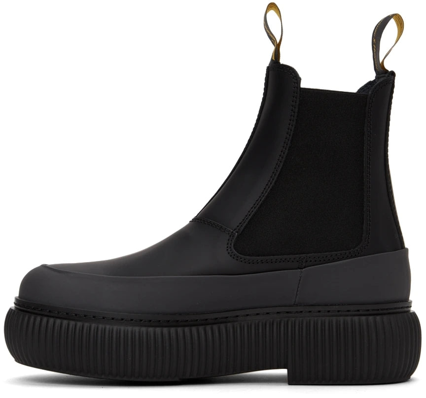Lanvin Women's Arpege Black Chelsea Boots FW BOLI03 RULE P22 10
