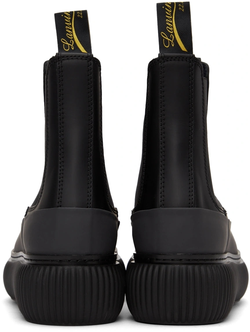 Lanvin Women's Arpege Black Chelsea Boots FW BOLI03 RULE P22 10