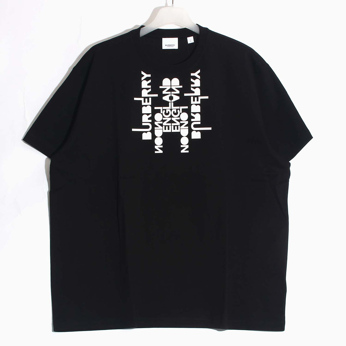 BURBERRY Black Decalcomania Short Sleeve T-Shirt Men