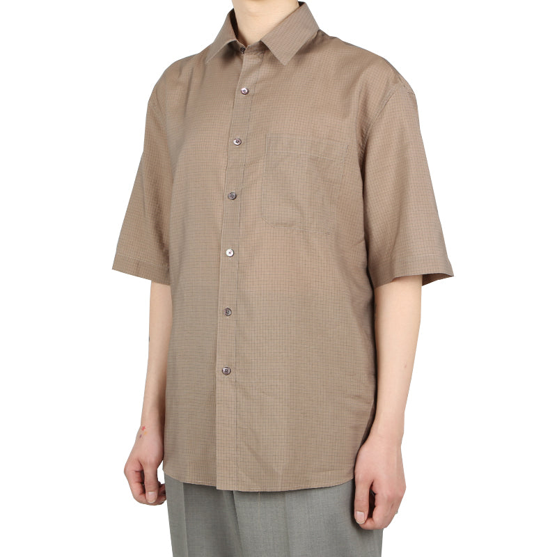Lemaire Men's Short Sleeve Shirt M221 SH193 LF746 153