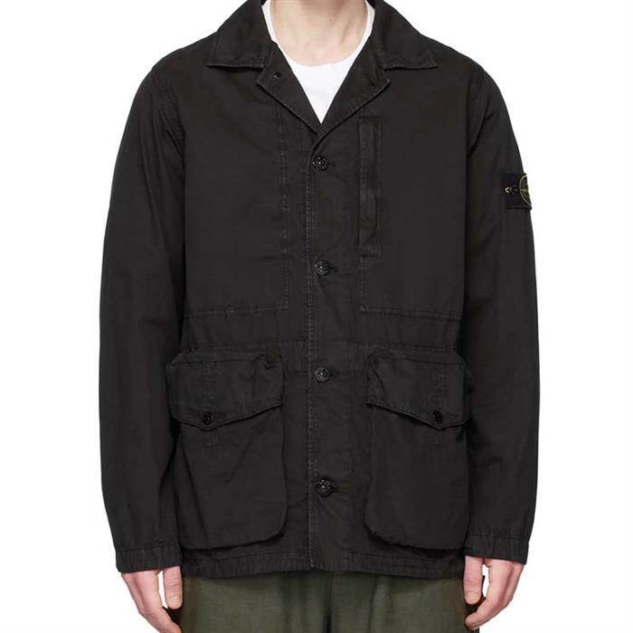 STONE ISLAND Badge Patch Men's Shirt Jacket 7615439WN V0029