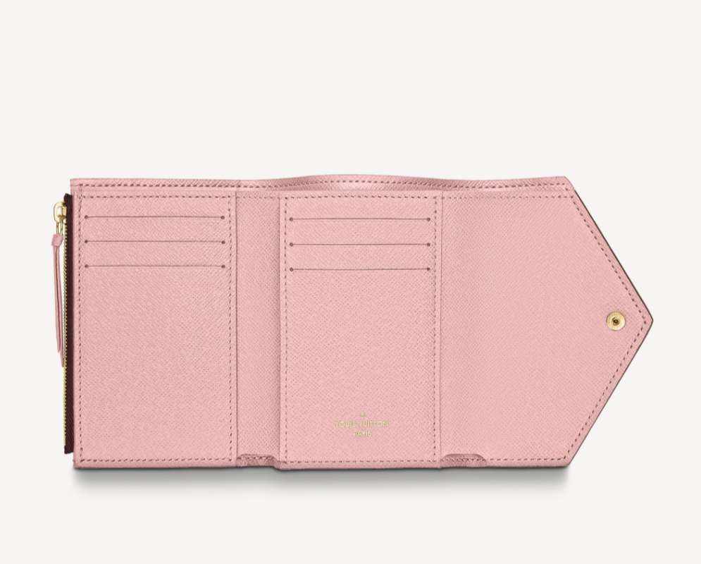 Louis Vuitton Victorine Compact Rose Ballerine Wallet M62360 M62472 M41938