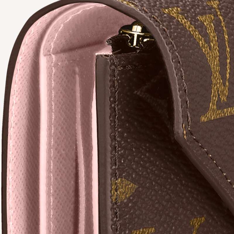 Louis Vuitton Victorine Compact Rose Ballerine Wallet M62360 M62472 M41938