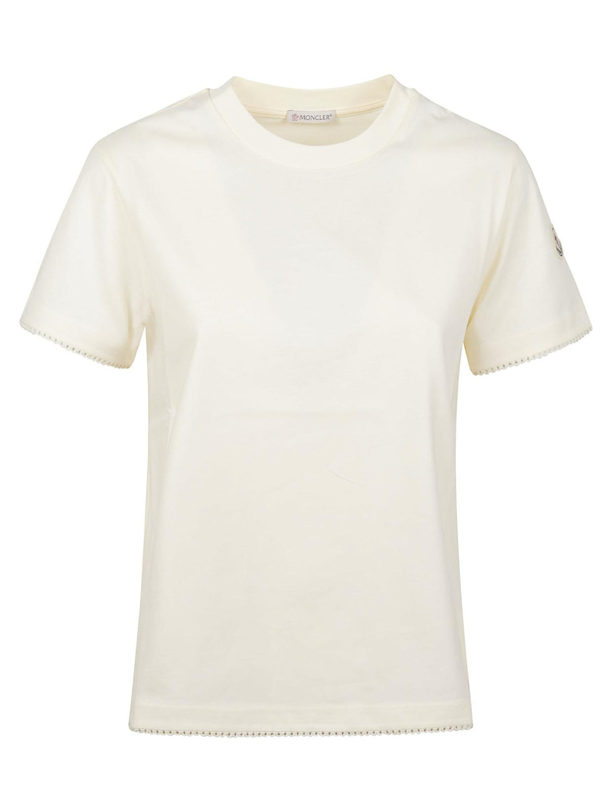 Moncler Short Sleeve Cotton T-Shirt for Women