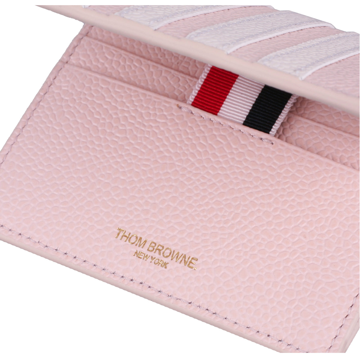 THOM BROWNE Women's Diagonal Stripe Bifold Card Wallet MAW218A 00198 680