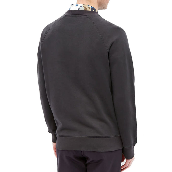 Maison Kitsune Unisex Double Fox Head Patch Charcoal Sweatshirt FM00358KM0002