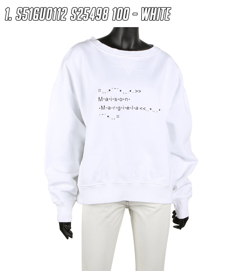 Maison Margiela Women's Logo Generator Crewneck Sweatshirt S51GU0112 S25498