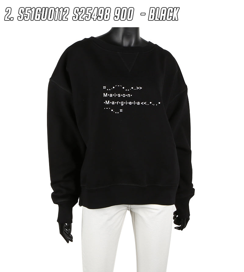 Maison Margiela Women's Logo Generator Crewneck Sweatshirt S51GU0112 S25498
