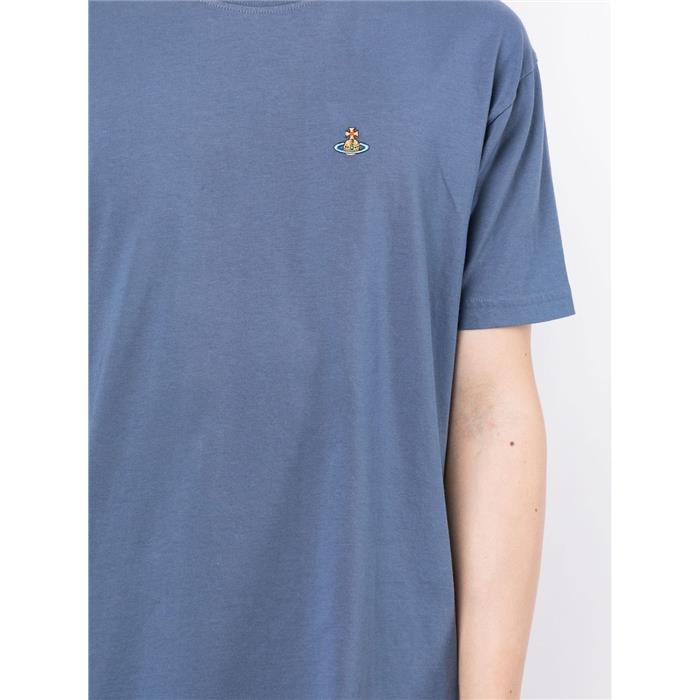 Vivienne Westwood Embroidered Logo Short Sleeve T-Shirt 3G010006